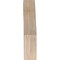Ekena Millwork 4"W x 16"D x 20"H Merced Rough Sawn Knee Brace, Douglas Fir BRC04X16X20MRC00RDF - alternate 4